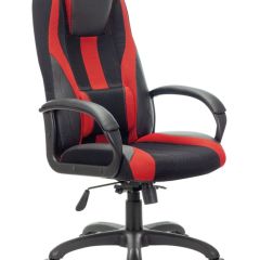 Кресло компьютерное BRABIX PREMIUM "Rapid GM-102" (экокожа/ткань, черное/красное) 532107 в Миассе - miass.mebel24.online | фото 1