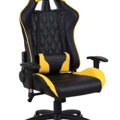Кресло компьютерное BRABIX "GT Master GM-110" (черное/желтое) 531927 в Миассе - miass.mebel24.online | фото