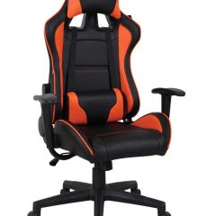 Кресло компьютерное BRABIX "GT Racer GM-100" (черное/оранжевое) 531925 в Миассе - miass.mebel24.online | фото 1