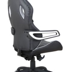 Кресло компьютерное BRABIX "Techno Pro GM-003" (черное/серое, вставки серые) 531814 в Миассе - miass.mebel24.online | фото 4