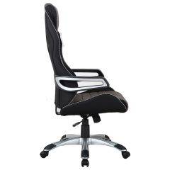 Кресло компьютерное BRABIX Techno GM-002 (ткань) черное/серое, вставки белые (531815) в Миассе - miass.mebel24.online | фото 4