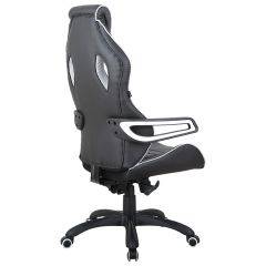 Кресло компьютерное BRABIX Techno Pro GM-003 (экокожа черное/серое, вставки серые) 531814 в Миассе - miass.mebel24.online | фото 7