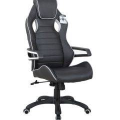 Кресло компьютерное BRABIX Techno Pro GM-003 (экокожа черное/серое, вставки серые) 531814 в Миассе - miass.mebel24.online | фото 2
