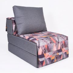 Кресло-кровать бескаркасное Харви (серый-сноу манго) в Миассе - miass.mebel24.online | фото 1