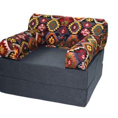 Кресло-кровать-пуф бескаркасное Вики в Миассе - miass.mebel24.online | фото 6