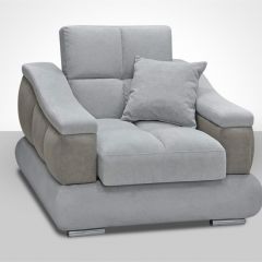 Кресло-кровать + Пуф Голливуд (ткань до 300) НПБ в Миассе - miass.mebel24.online | фото
