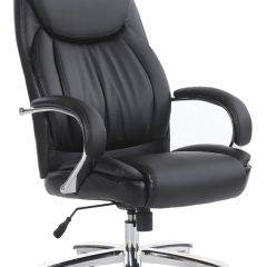 Кресло офисное BRABIX "Advance EX-575" (хром/экокожа/черное) 531825 в Миассе - miass.mebel24.online | фото 2
