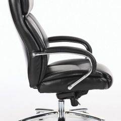 Кресло офисное BRABIX "Direct EX-580" (хром/рециклированная кожа/черное) 531824 в Миассе - miass.mebel24.online | фото 3