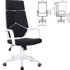 Кресло офисное BRABIX PREMIUM "Prime EX-515" (пластик белый, ткань, черное) 531812 в Миассе - miass.mebel24.online | фото 2