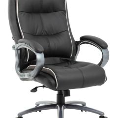 Кресло офисное BRABIX PREMIUM "Strong HD-009" (экокожа черная, ткань серая) 531945 в Миассе - miass.mebel24.online | фото