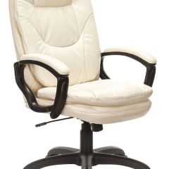 Кресло офисное BRABIX PREMIUM "Trend EX-568", экокожа, бежевое, 532102 в Миассе - miass.mebel24.online | фото