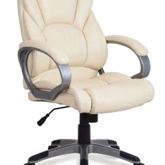 Кресло офисное BRABIX "Eldorado EX-504", экокожа, бежевое, 531167 в Миассе - miass.mebel24.online | фото
