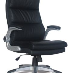 Кресло офисное BRABIX "Fregat EX-510" (рециклированная кожа, черное) 530863 в Миассе - miass.mebel24.online | фото