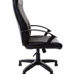 Кресло офисное BRABIX "Trust EX-535" (экокожа/черная/ткань серая) 531383 в Миассе - miass.mebel24.online | фото