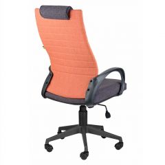 Кресло Квест HOME (Ткань КФ-28/КФ-13) оранжевый-сливовый в Миассе - miass.mebel24.online | фото 3