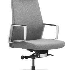 Кресло руководителя Бюрократ _JONS/CASHGREY серый в Миассе - miass.mebel24.online | фото