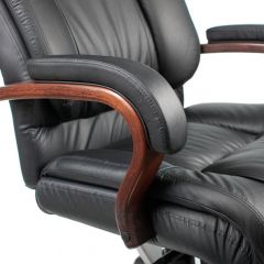 Кресло руководителя Бюрократ T-9925WALNUT/BLACK в Миассе - miass.mebel24.online | фото 4