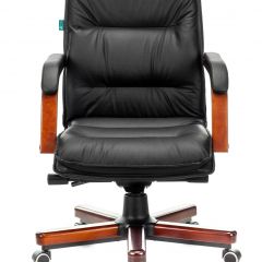 Кресло руководителя Бюрократ T-9927WALNUT-LOW/BL в Миассе - miass.mebel24.online | фото 3