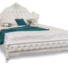 Кровать 1800 Мишель с мягким изголовьем в Миассе - miass.mebel24.online | фото