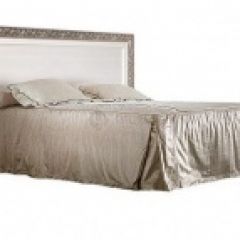 Кровать 2-х спальная (1,8 м) Тиффани штрих-лак/серебро с подъемным механизмом (ТФКР180-1[3]) в Миассе - miass.mebel24.online | фото