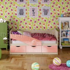 Кровать Бабочки (Розовый металлик) 1800 в Миассе - miass.mebel24.online | фото