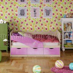 Кровать Бабочки (Сиреневый металлик) 1600 в Миассе - miass.mebel24.online | фото