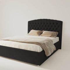 Кровать Берлин с ПМ 2000 (экокожа кольт ч) в Миассе - miass.mebel24.online | фото 2