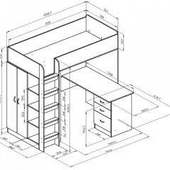 Кровать-чердак "Теремок-3" в Миассе - miass.mebel24.online | фото 7