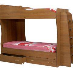 Кровать детская 2-х ярусная Юниор-1 (800*2000) ЛДСП в Миассе - miass.mebel24.online | фото 1