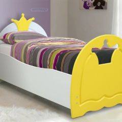Кровать детская Корона (700*1400) МДФ матовый в Миассе - miass.mebel24.online | фото