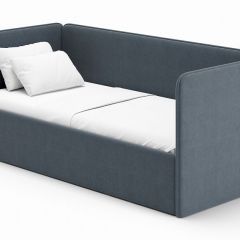 Кровать-диван Leonardo 160*70 (Серый) + боковина в Миассе - miass.mebel24.online | фото