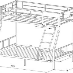 Кровать двухъярусная «Гранада-1 140» в Миассе - miass.mebel24.online | фото 6