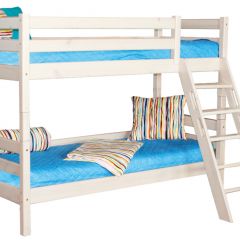 Кровать двухъярусная с наклонной лестницей Соня (Вариант 10) в Миассе - miass.mebel24.online | фото 2