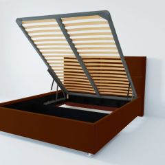 Кровать Корсика с ПМ 1200 (велюр бордо) в Миассе - miass.mebel24.online | фото