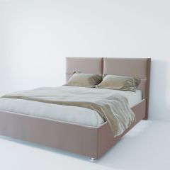 Кровать Корсика с ПМ 1600 (велюр серый) в Миассе - miass.mebel24.online | фото 2