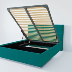 Кровать Корсика с ПМ 800 (велюр бирюзовый) в Миассе - miass.mebel24.online | фото