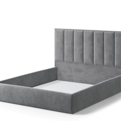 Кровать Лира 1400*2000 NEO 25 (серый) в Миассе - miass.mebel24.online | фото 3