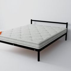 Кровать Мета с матрасом 1600 (черный) в Миассе - miass.mebel24.online | фото