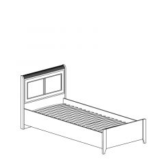 Кровать одинарная №249 Белла в Миассе - miass.mebel24.online | фото 2