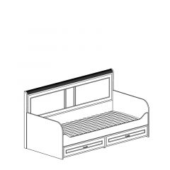 Кровать односпальная с ящиками №250 Белла в Миассе - miass.mebel24.online | фото 2