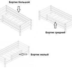 Кровать одноярусная Сонечка (800*1900) модульная в Миассе - miass.mebel24.online | фото 3