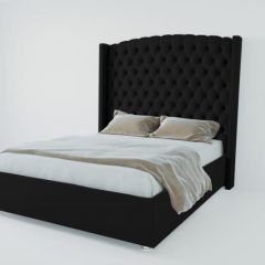 Кровать Берлин ЛЮКС без основания 1200 (экокожа кольт ч) в Миассе - miass.mebel24.online | фото