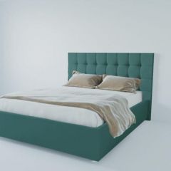Кровать Венеция без основания 1200 (велюр бирюзовый) в Миассе - miass.mebel24.online | фото