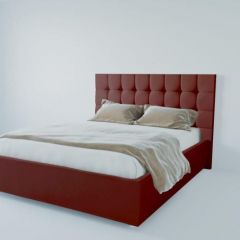 Кровать Венеция без основания 800 (велюр бордо) в Миассе - miass.mebel24.online | фото