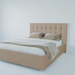 Кровать Венеция без основания 800 (велюр светло-серый) в Миассе - miass.mebel24.online | фото
