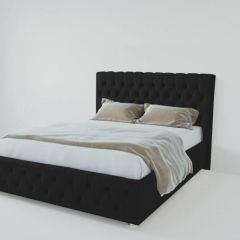 Кровать Версаль 1600 без основания (экокожа кольт ч) в Миассе - miass.mebel24.online | фото