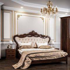 Кровать с мягким изголовьем Афина 1600 (караваджо) в Миассе - miass.mebel24.online | фото 5