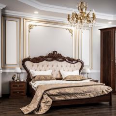 Кровать с мягким изголовьем Афина 1800 (караваджо) в Миассе - miass.mebel24.online | фото 5