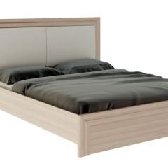 Кровать 1.6 Глэдис М31 с настилом и мягкой частью (ЯШС/Белый) в Миассе - miass.mebel24.online | фото