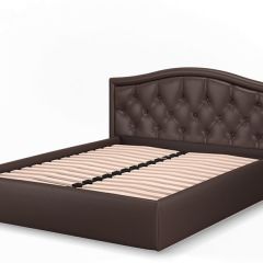 Кровать Стелла 1200 + Основание (Лесмо brown) коричневый в Миассе - miass.mebel24.online | фото 3